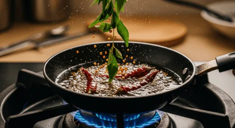 Le tadka : l'art indien du tempérage des épices