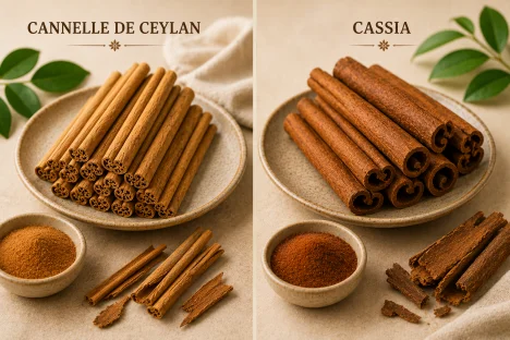 Cannelle de Ceylan ou cassia : quelle est la vraie cannelle ?