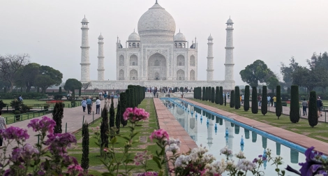 Le magnifique Taj Mahal, connu de tous dans le monde entier