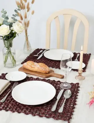 Produit Sets de table en herbe sabai marron (lot de 2) Image