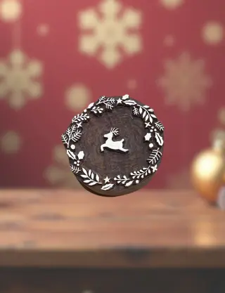 Produkt Weihnachtskranz mit Hirsch Foto