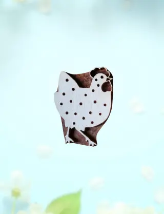 Product hen solid with dots Image