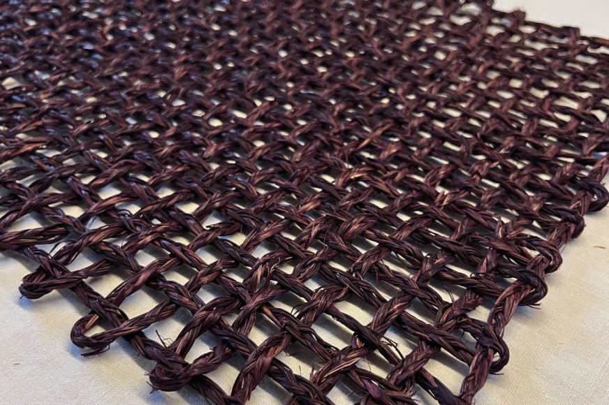 Sets de table en herbe sabai marron (lot de 2)