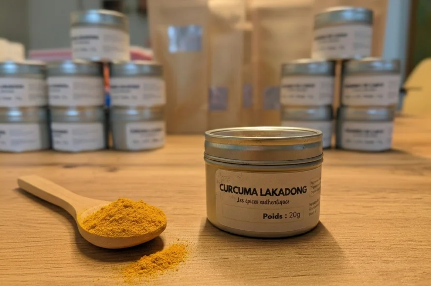 Curcuma Lakadong en poudre