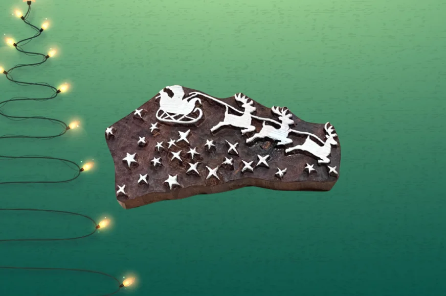 Le traîneau étoilé du père noël