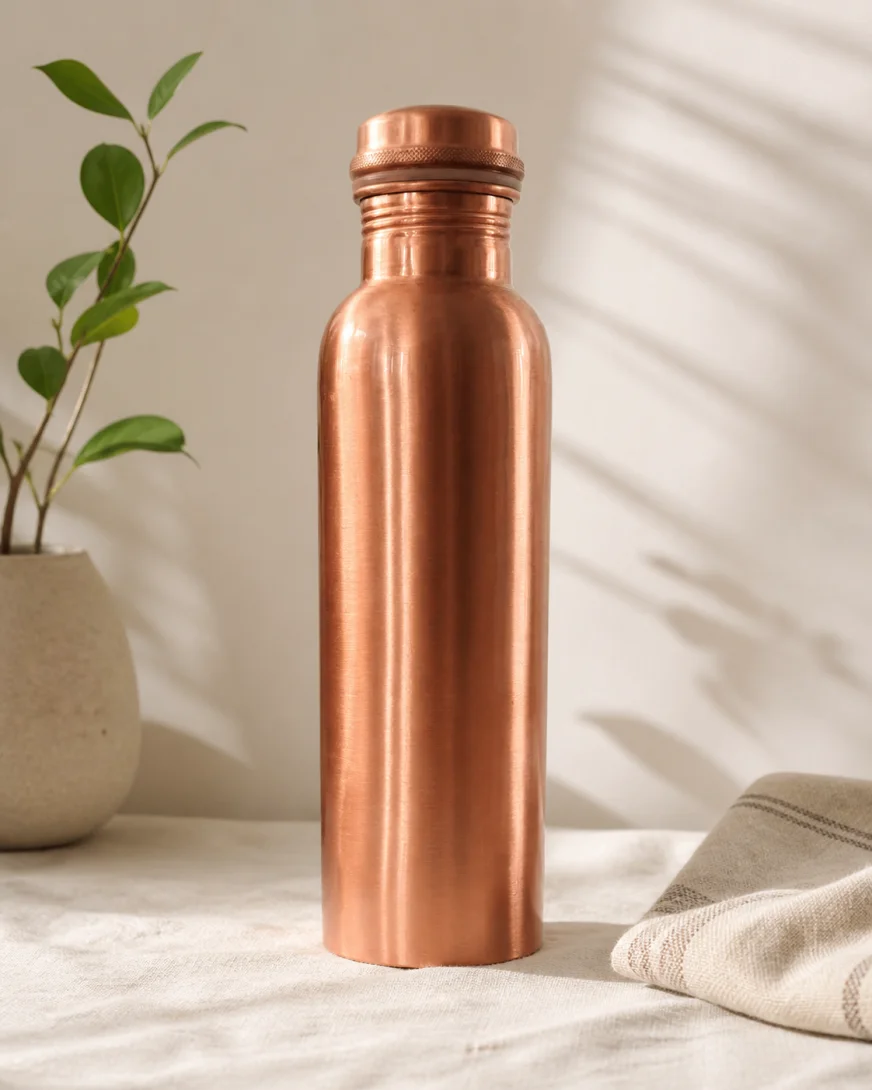 Bouteille en cuivre ayurvédique 1L