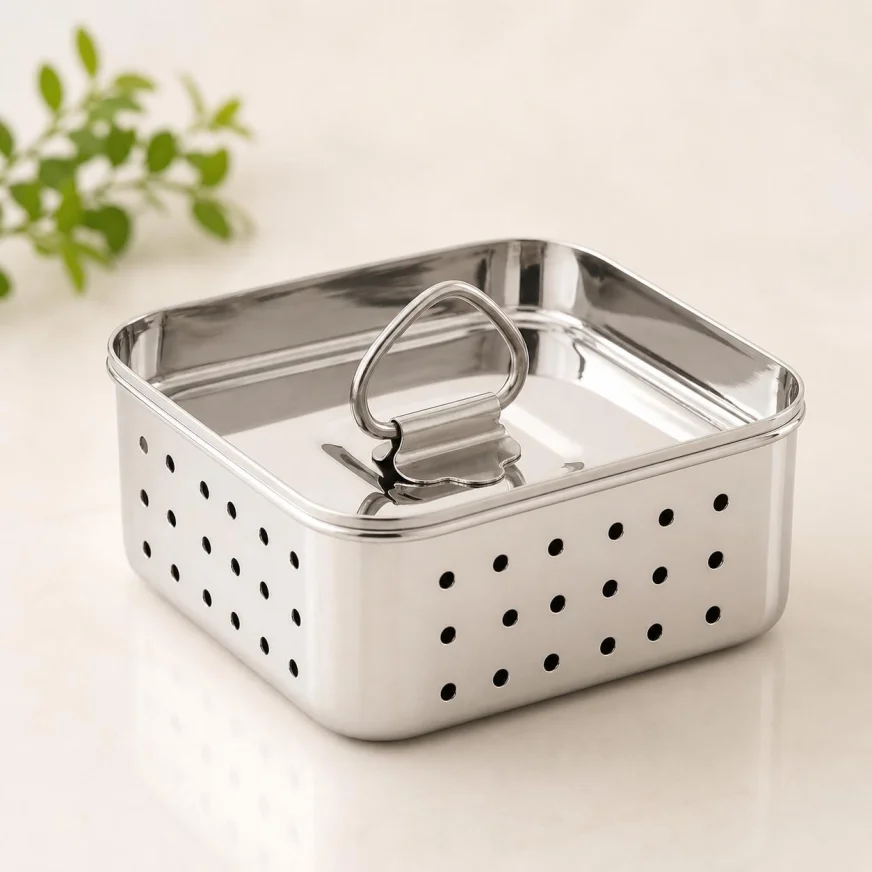 Presse à paneer en inox