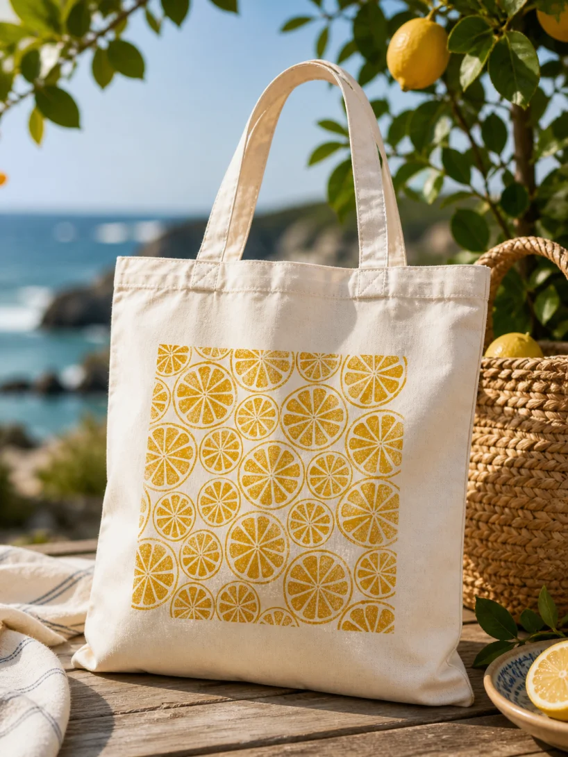 Lemon Slices Tote Bag
