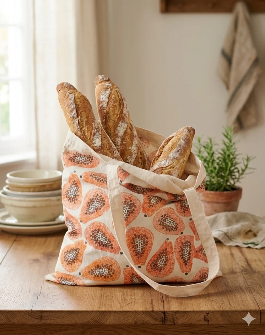 Papaya Tote Bag