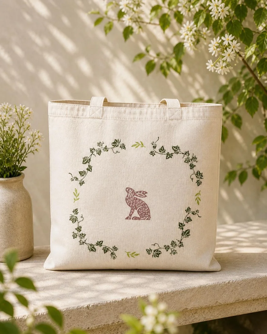 Rabbit & Ivy Tote Bag