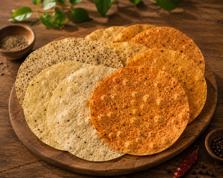 Surtido de Papadums