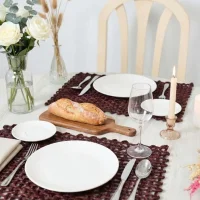 Sets de table en herbe sabai marron (lot de 2)