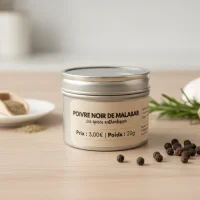 Poivre noir entier de Malabar