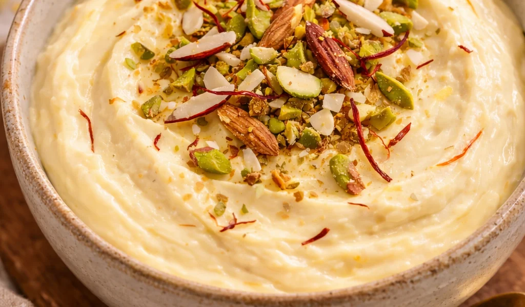 Shrikhand au Yaourt Grec