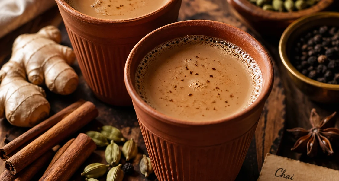 Traditioneller Masala Chai