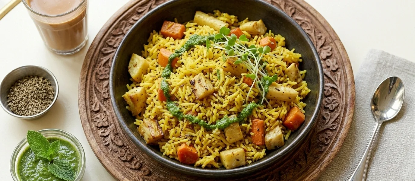 Tehri des Vosges - Riz aux Racines et Curcuma