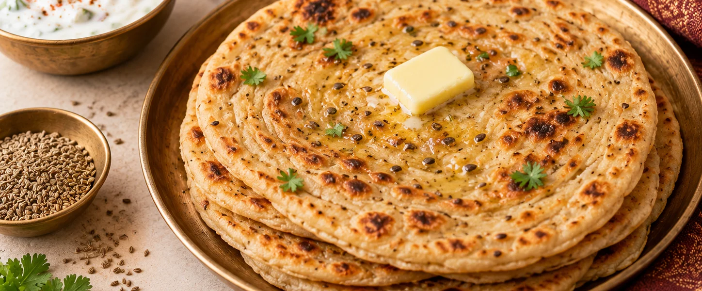 Paratha all'Ajwain