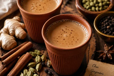 Traditioneller Masala Chai