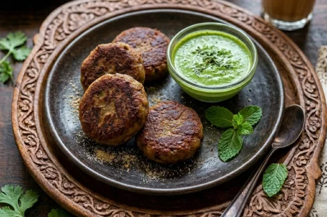 Red Bean Galouti Kebab