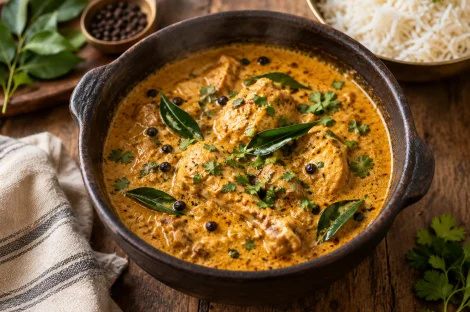 Curry de Poulet Kerala au Lait de Coco