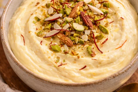 Shrikhand au Yaourt Grec