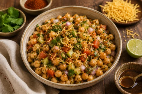 Chana Chaat (Spiced Chickpea Salad)