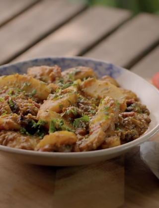 Produit Aubergines et patates Image