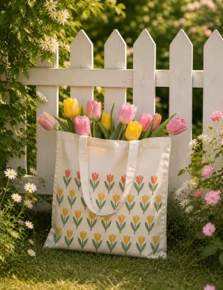 Produit Tote bag Tulipes Image