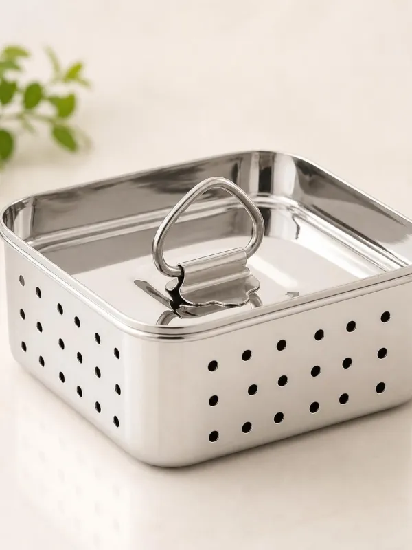 Presse à paneer en inox