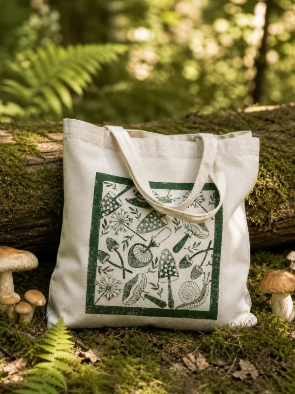 Tote bag Champignons forestiers