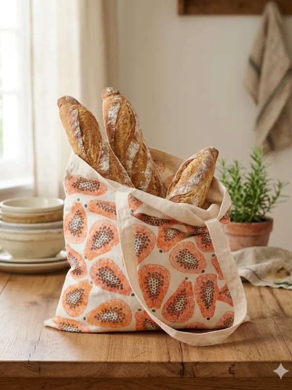 Tote bag Papayes