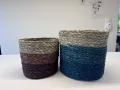 Portavaso in erba sabai blu