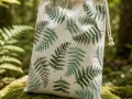 Ferns Drawstring Pouch