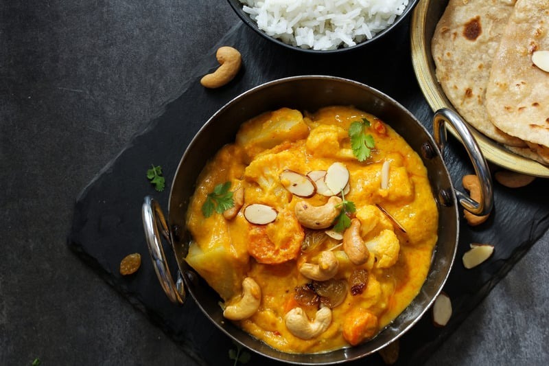 Korma végétarien aux légumes